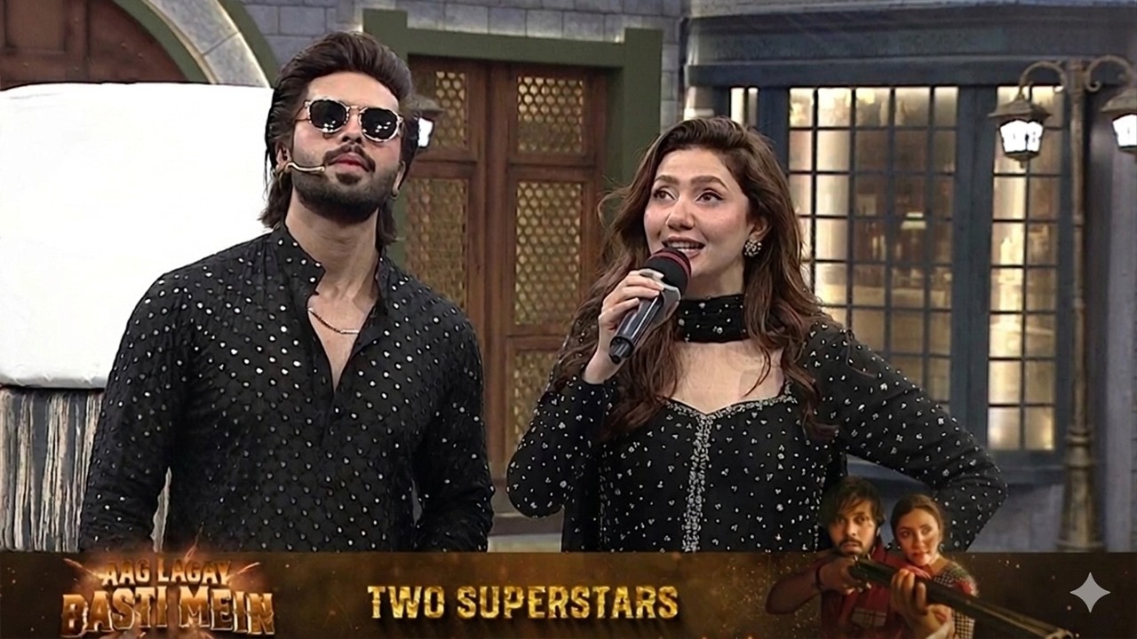 &ldquo;Don&rsquo;t Miss &lsquo;Aag Lagay Basti Mein&rsquo; On This Eid!&rdquo; ✅ | Mahira Khan & Fahad Mustafa