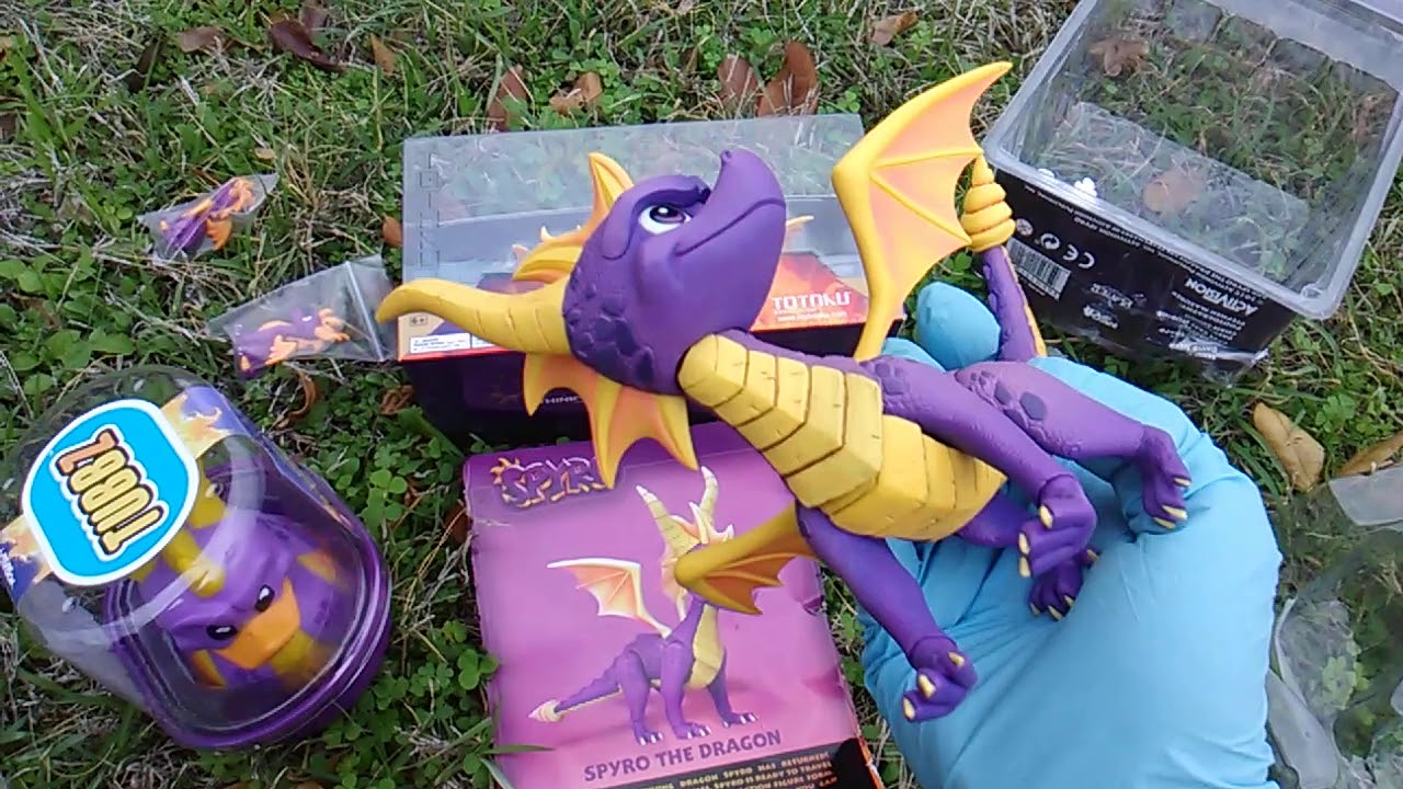 Spyro Insanity! NECA, Tubbz, and the Totaku 3-Piece Set!