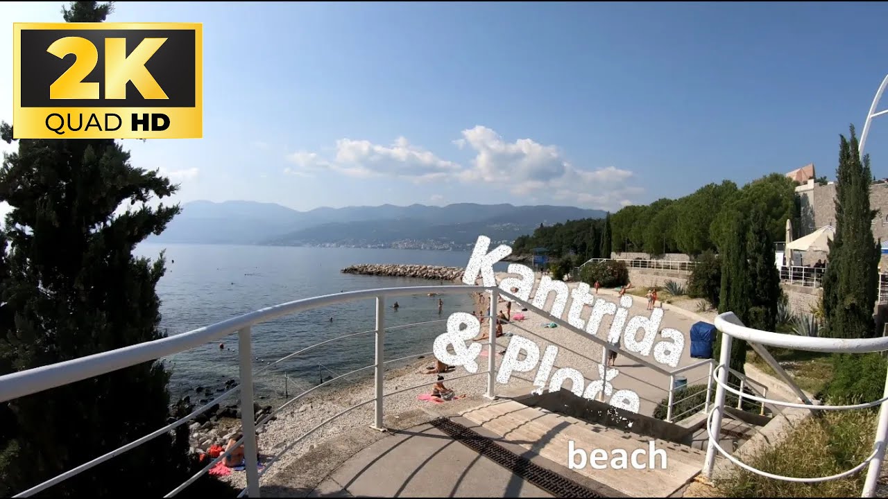 Swimming in a clear sea at KANTRIDA & PLOČE Beach in Rijeka, Croatia 🇭🇷