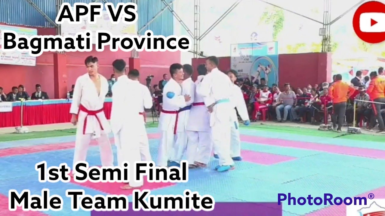 1st Semi Final Male Team Kumite | Bagmati Province ( VS ) Team APF | 9TH NATIONAL GAME POKHARA,  🇳🇵