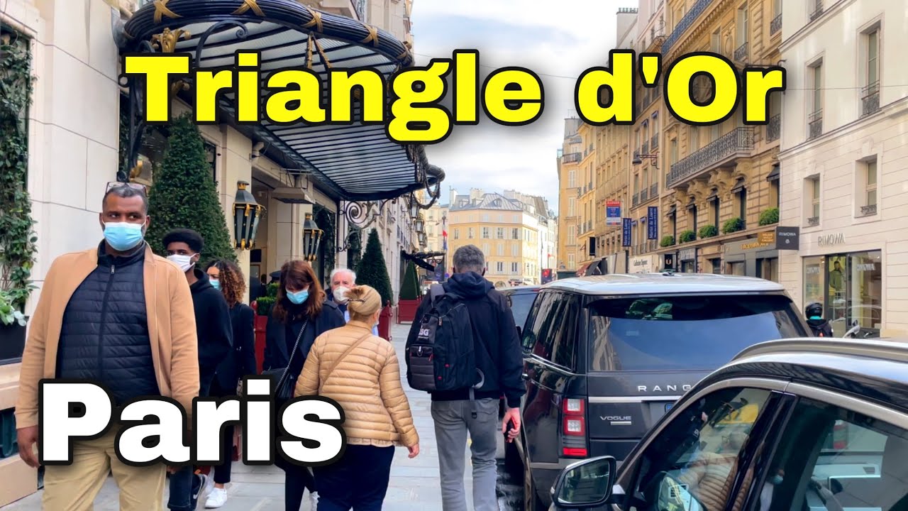 【HDR】Triangle d'Or : Walk in the most expensive area of Paris 🚶