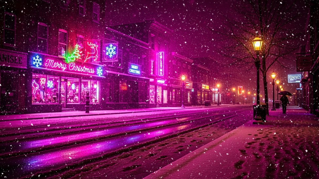 🎄 Cozy Christmas Carol Synthwave Ambience [playlist]