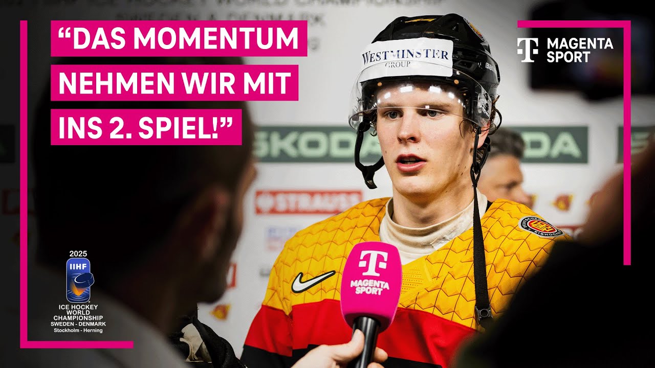 Die Stimmen des DEB-Teams nach dem 6:1-Sieg gegen Ungarn | IIHF Eishockey-WM | MAGENTA SPORT