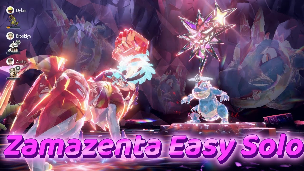 Best Zamazenta Build to Easily Solo 7 Star Feraligatr Tera Raid Event