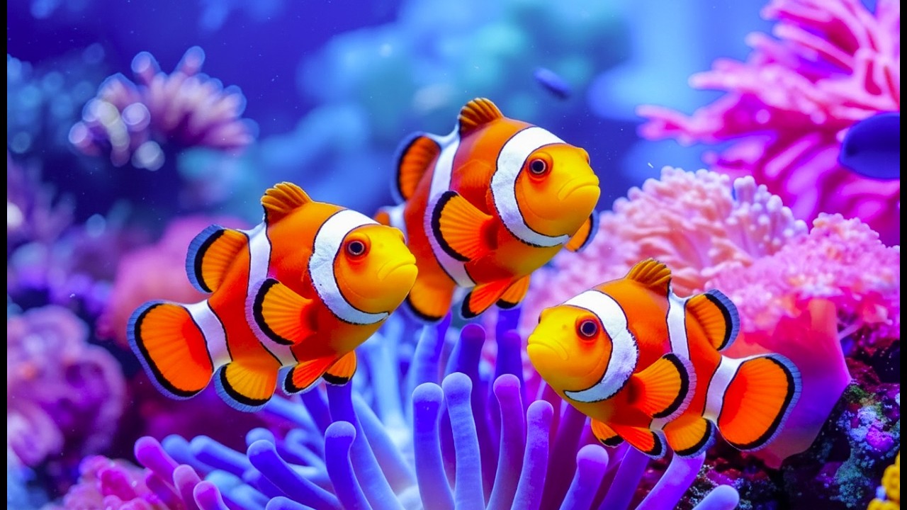 The Best 4K Aquarium - Dive Into The Mesmerizing Underwater Realm, Sea Jellyfish, Coral Reefs. #76