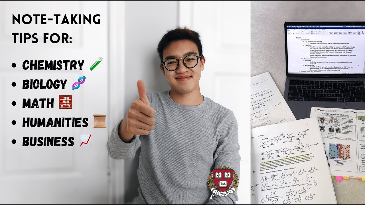 how to take notes DEPENDING ON THE SUBJECT *study tips from a HARVARD student* | PART 1