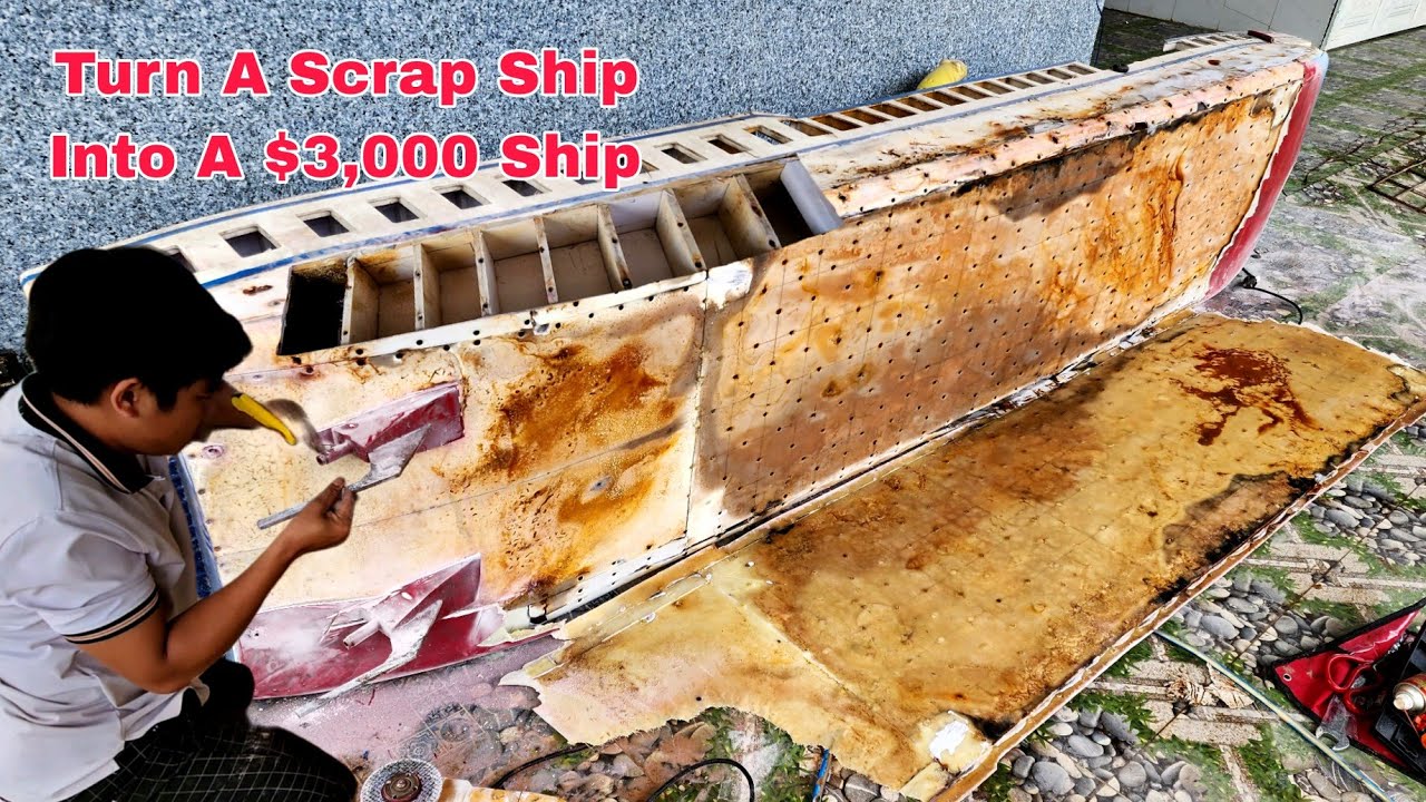 Восстановление кораблей стоимостью 3000 долларов из металлолома, часть 2