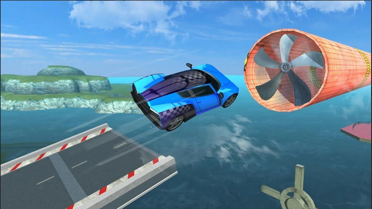Mega Ramp Car Racing 3D - Car Stunts Simulator 2022