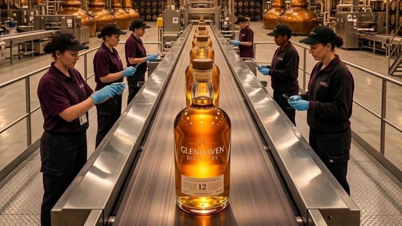 How Whiskey Is Made In Factory | Whiskey Manufacturing Process