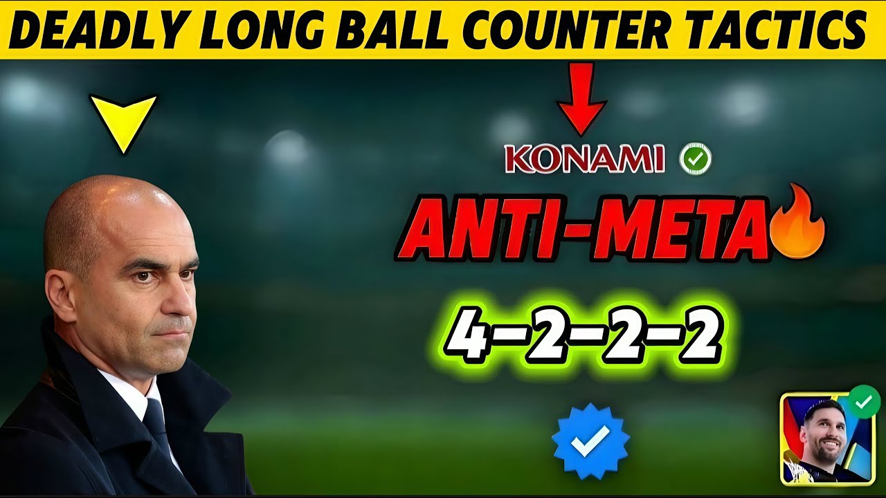 Deadly 4-2-2-2 Long Ball Counter Tactics in eFootball 2026 Mobile! Might Get Nerfed Soon ⚡