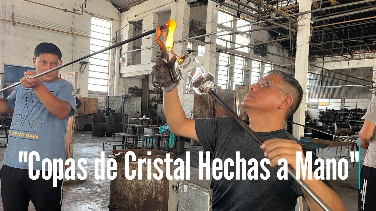 😯 COPAS DE CRISTAL HECHAS A MANO: Una Fábrica Artesanal desde 1949. Cristalería San Carlos. Santa Fe