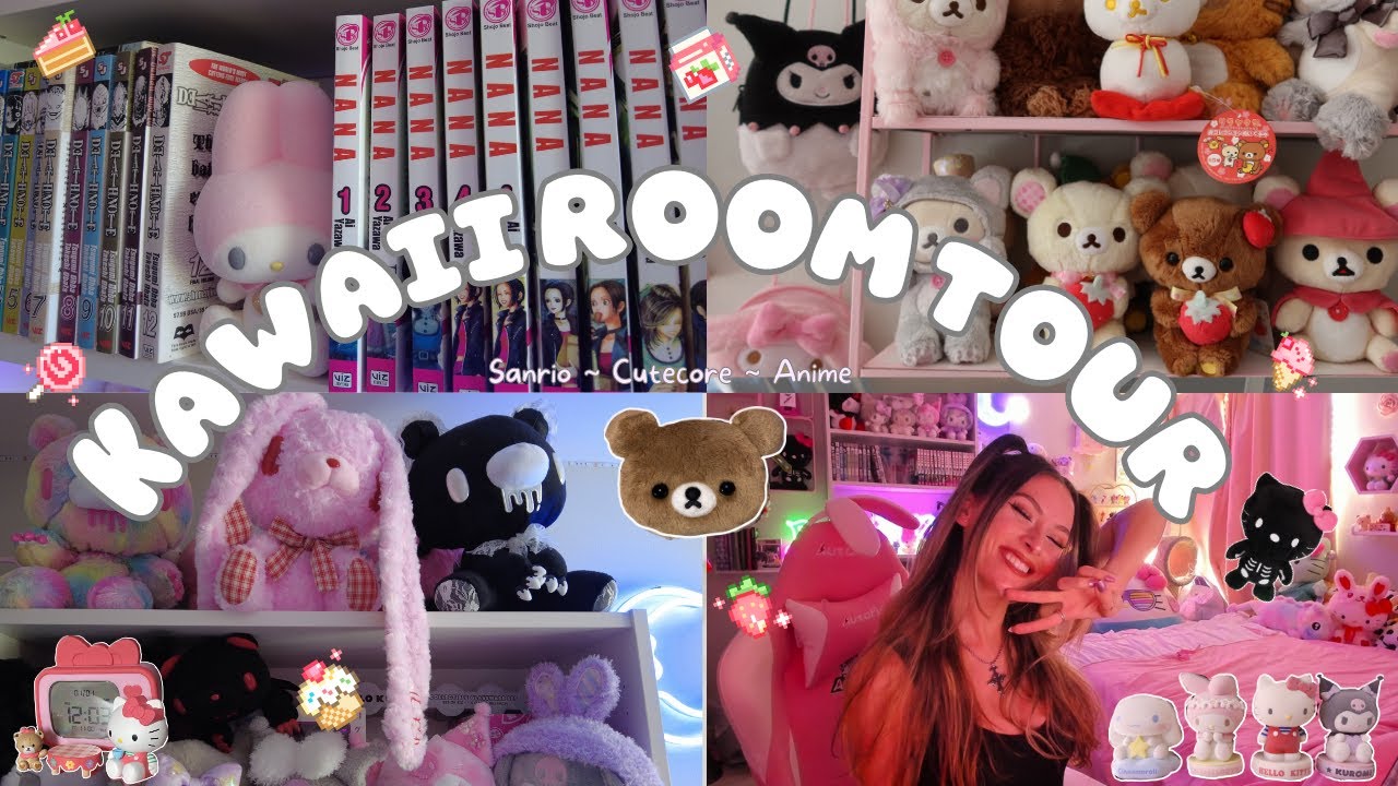 Kawaii Room Tour 🎀 My Sanrio~Cutecore Inspired Collection 🌸