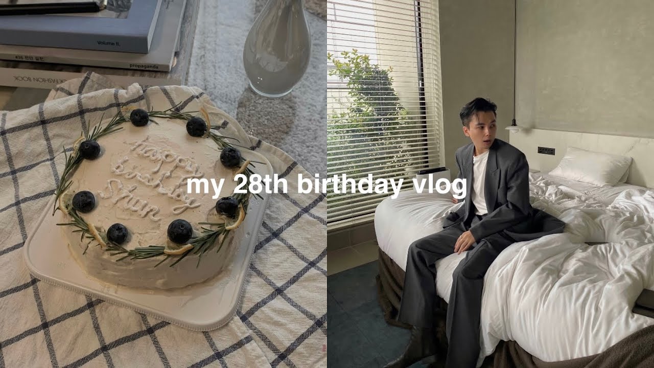 【誕生日Vlog】27歳男性会社員、28歳になる｜My 28th birthday vlog