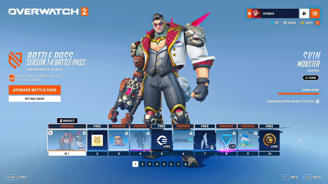 Overwatch 2 - Season 14 Battle Pass (Full Showcase)