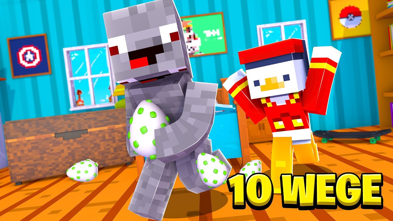 10 WEGE eine ENTE zu ÄRGERN in Minecraft !