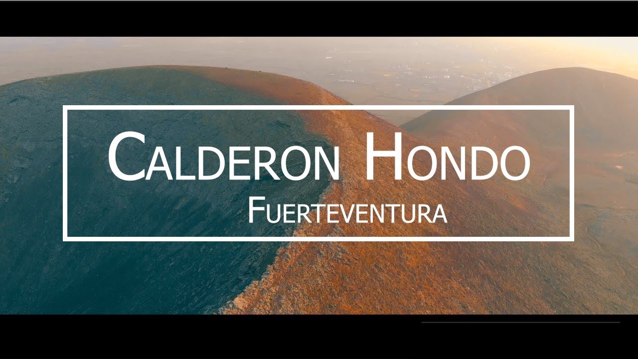 Calderon Hondo Fuerteventura - drone movie