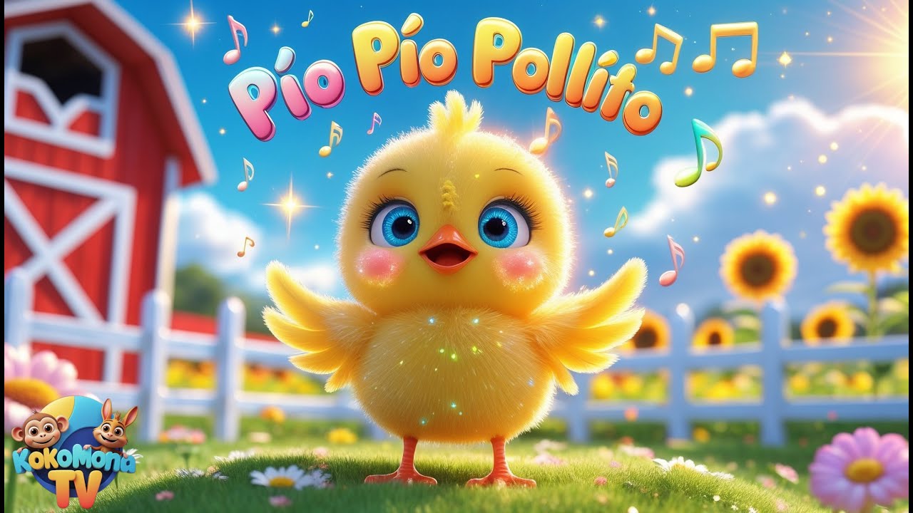 🐥 Pío Pío Pollito – Canción Infantil de la Granja