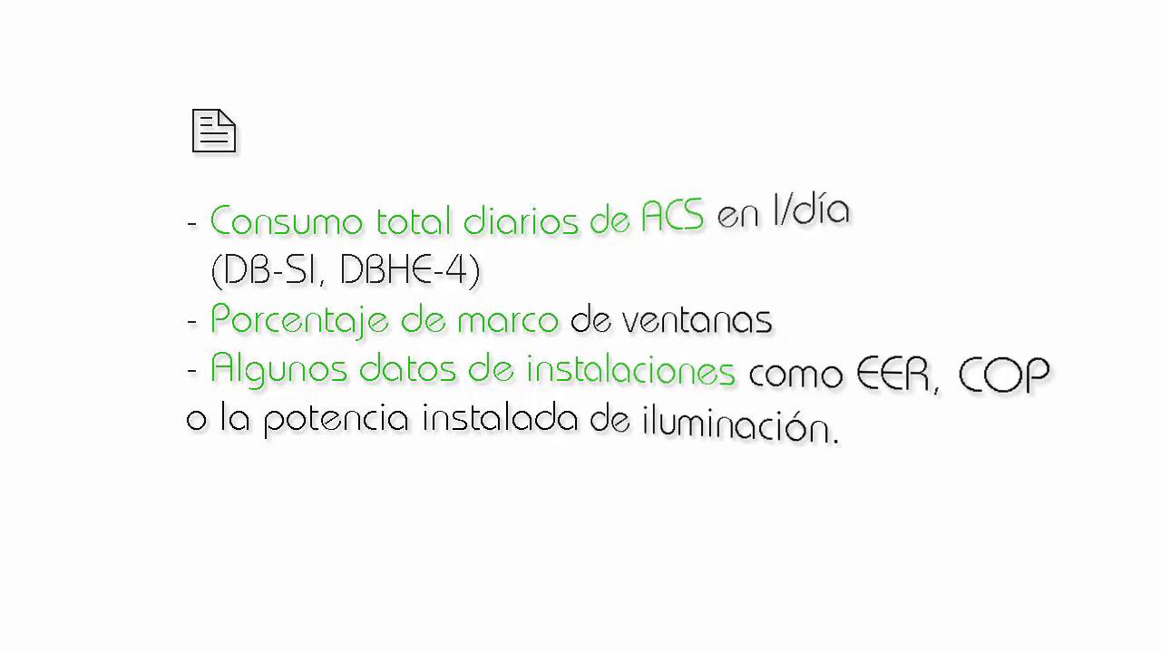 Videotutorial de CEE de local comercial (CE3X v2.1) 1 de 2