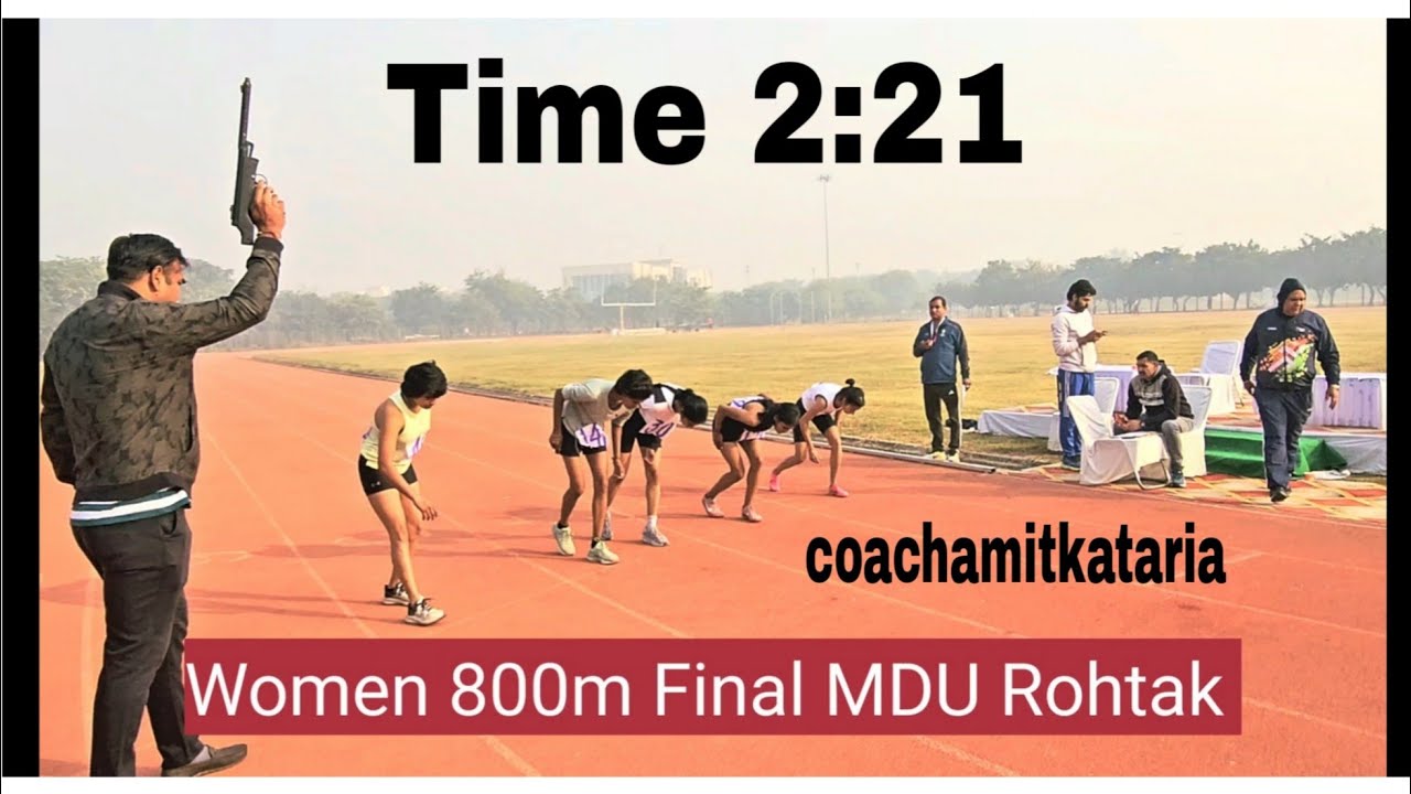 Women 800m Final MDU Rohtak 