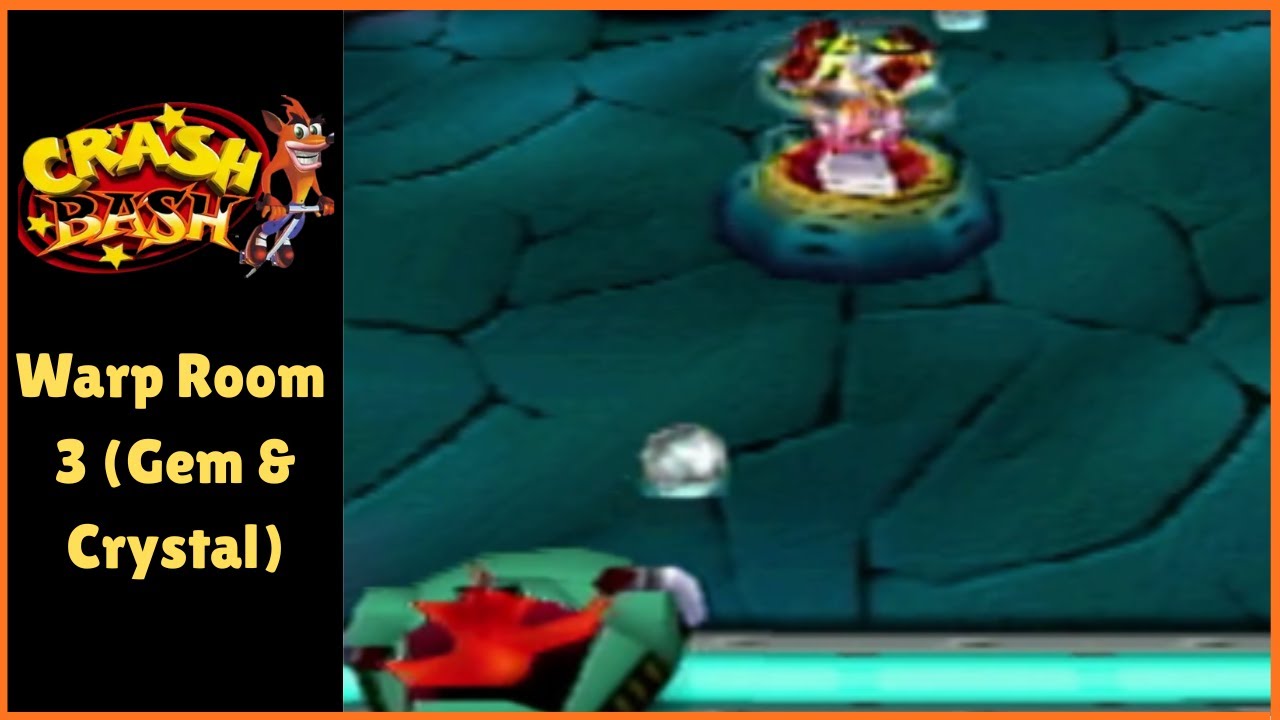 Beating Every Crash Bandicoot Game | Crash Bash (Part 8) – Warped Room 3 (Gems and Crystals)
