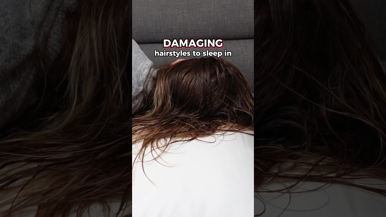 DAMAGING hairstyles to sleep in!! ❌
