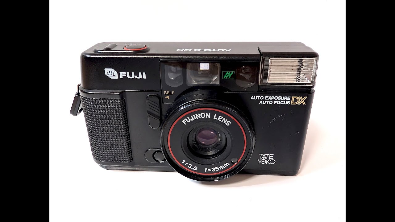 FUJIFILM AUTO-8 QD TATE YOKO Auto Focus 35mm Film Camera