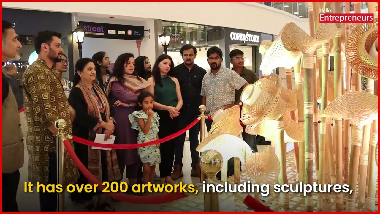 VR Mall Transforms into Art Haven with Dumas Art Project in Surat.