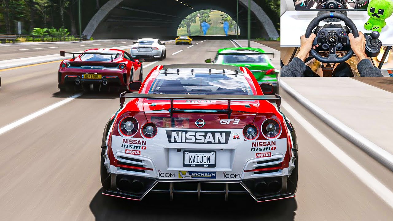 Nissan GTR NISMO VS Track Toys - Forza Horizon 5 | Logitech G923 Steering Wheel
