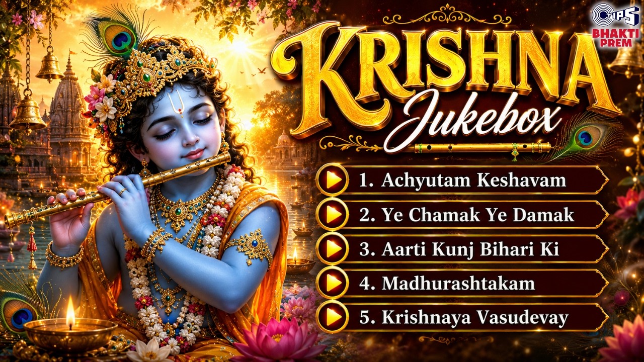 Top 5 Krishna Bhajan Tracks to Uplift Your Soul | मार्गशीर्ष कृष्ण भजन | Tips Bhakti Prem