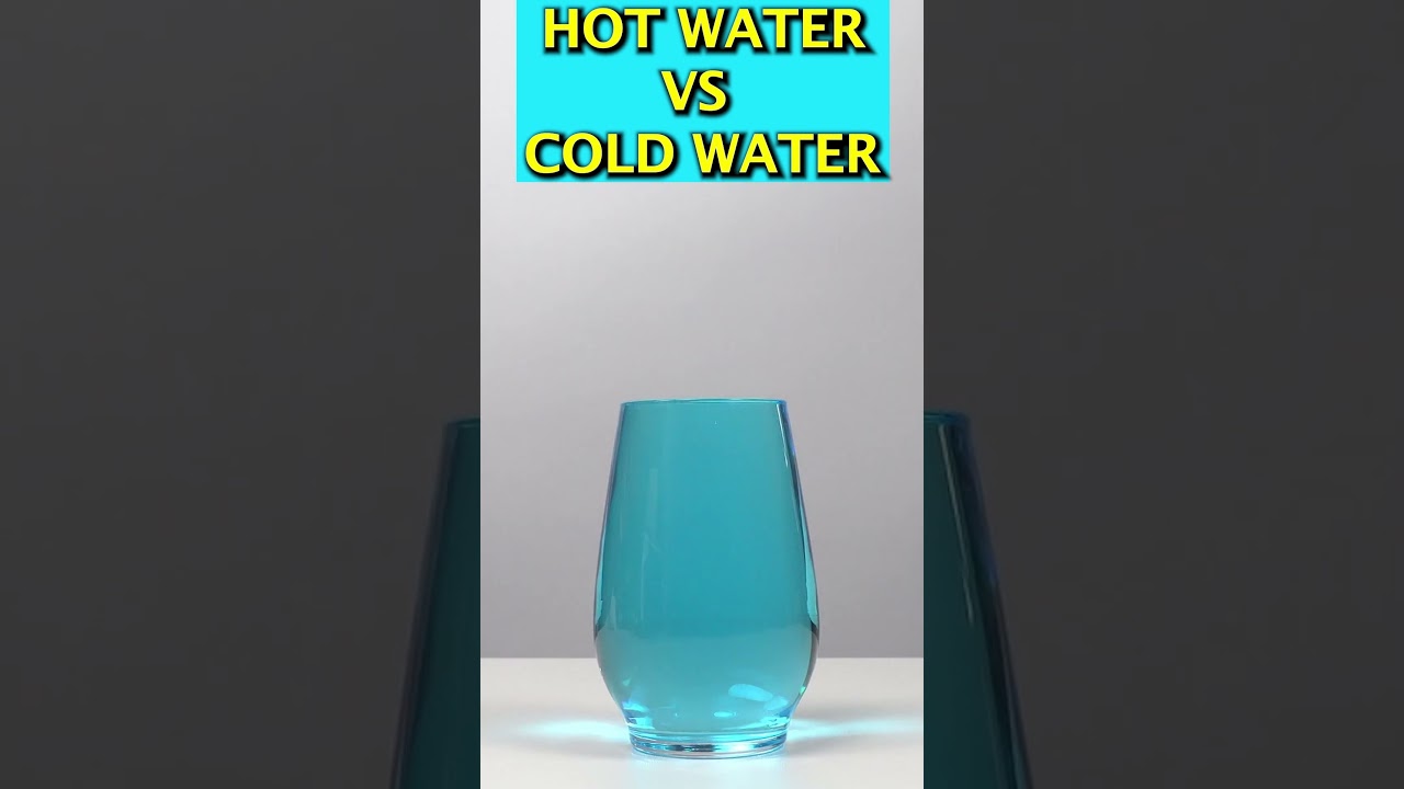 Hot And Cold Water Densities: Hot Water Density Experiment #youtubeshorts #hotwatersystem