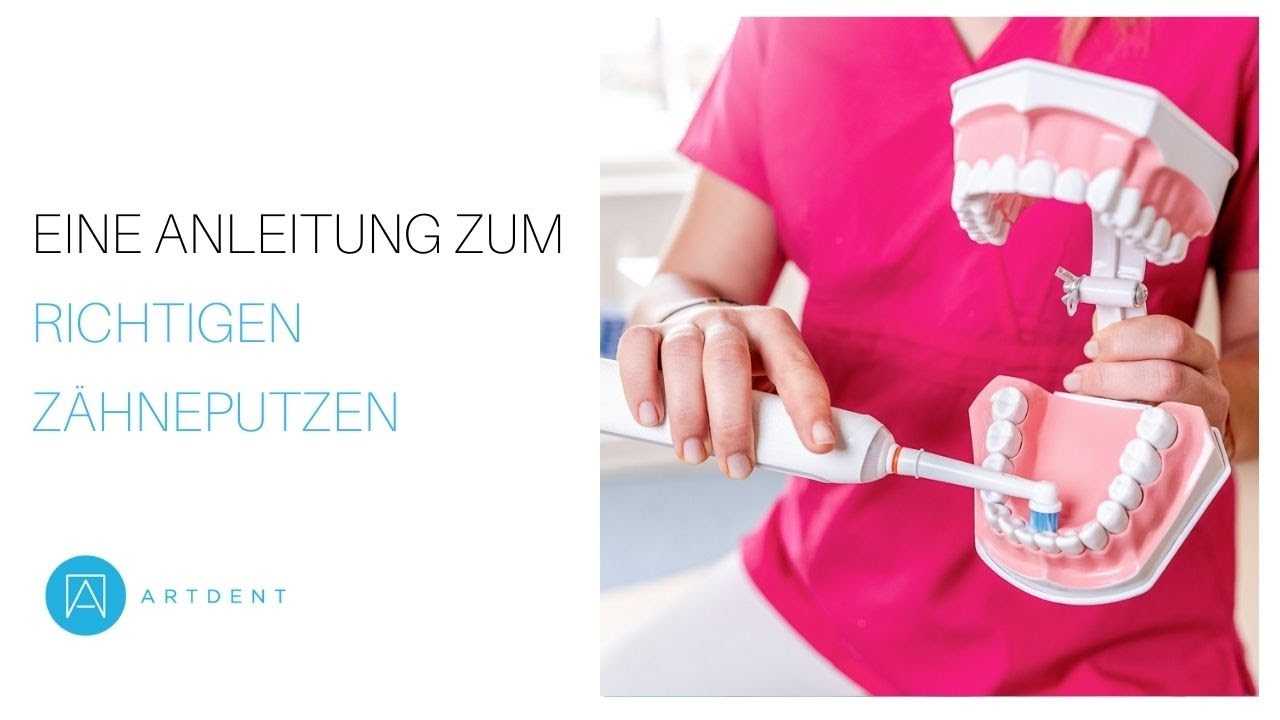 Eine Anleitung zum richtigen Zähneputzen