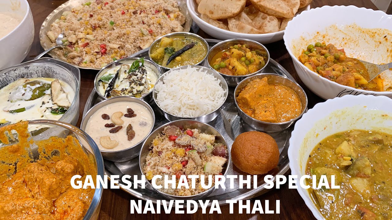 Ganesh Chaturthi Special Naivedya Thali | Easy Festival Thali Recipes 