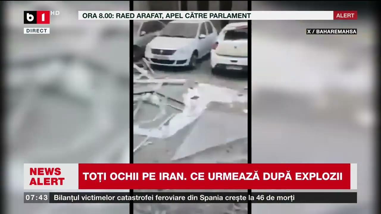 EXPLOZII ÎN IRAN. 5 MORȚI, ZECI DE RĂNIȚI_Știri B1TV_1 febr. 2026
