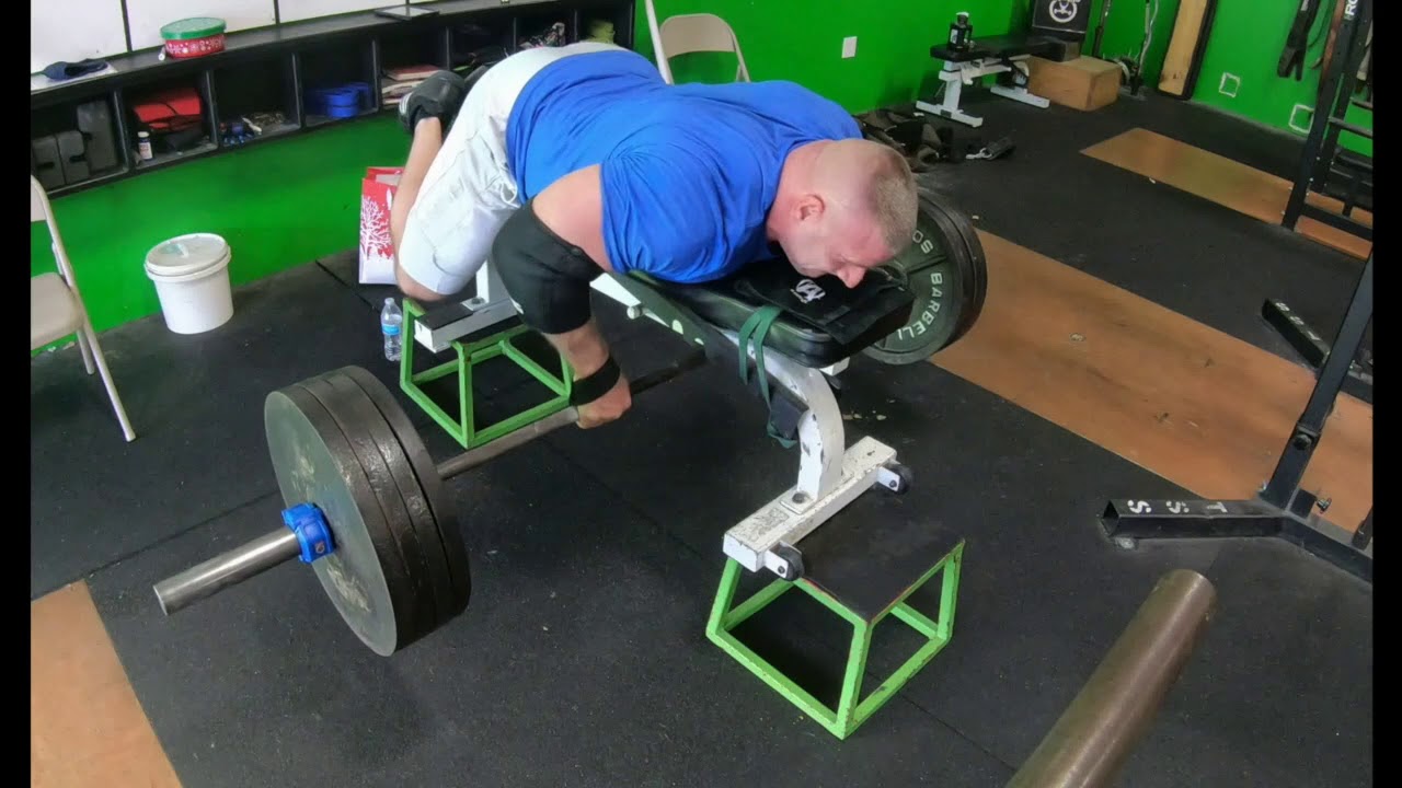 James Strickland, Bench Press Training PR