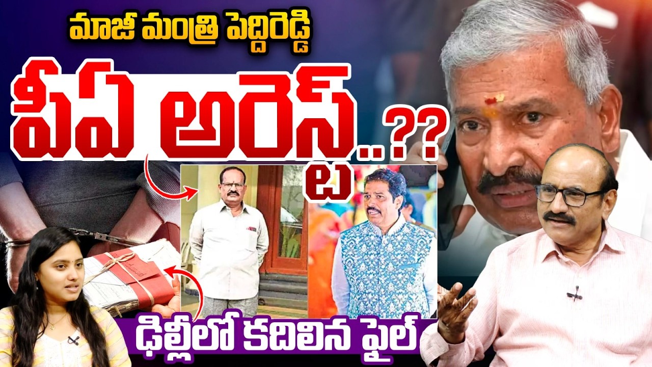 Peddireddy PA Arrest : మాజీ మంత్రి పెద్దిరెడ్డి పీఏ అరెస్ట్‌..ఢిల్లీలో కదిలిన ఫైల్‌ | AP News | WWT