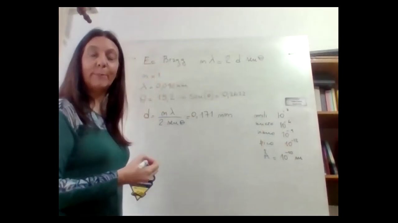 Aplicaci&oacute;n de la ley de Bragg ej16