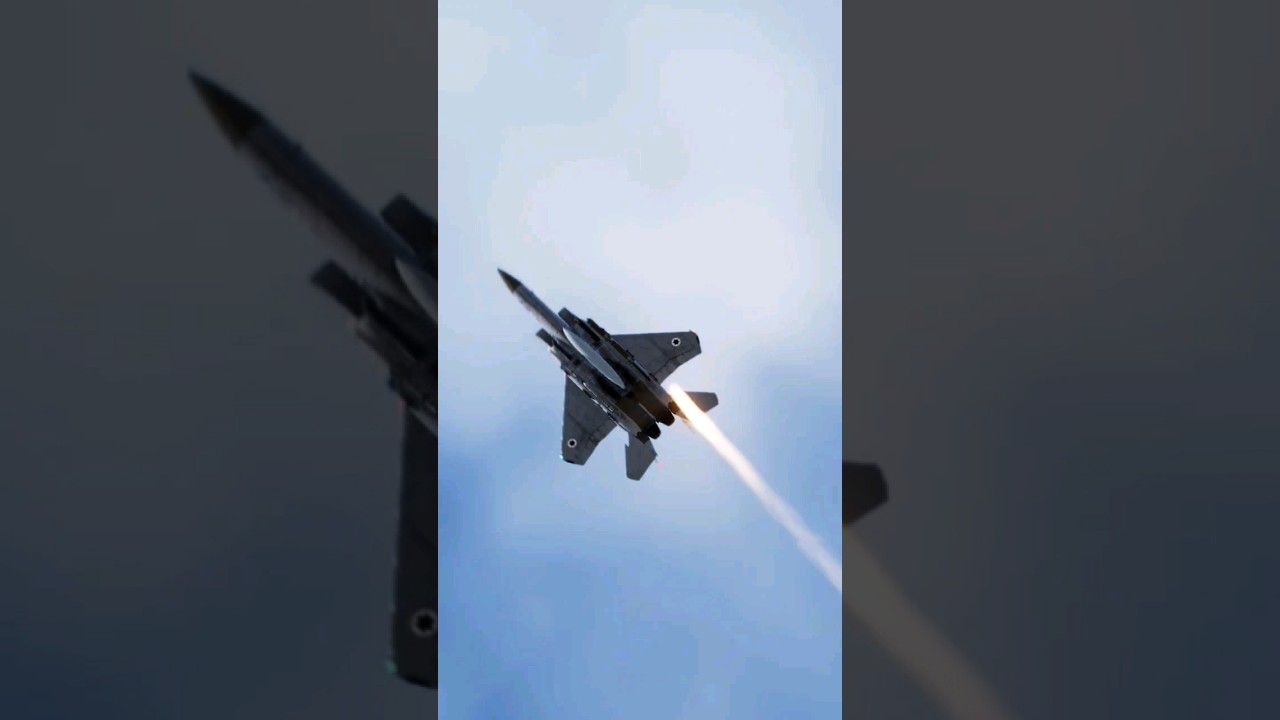 Cbu bomb inbound from F-15E in DCS World 