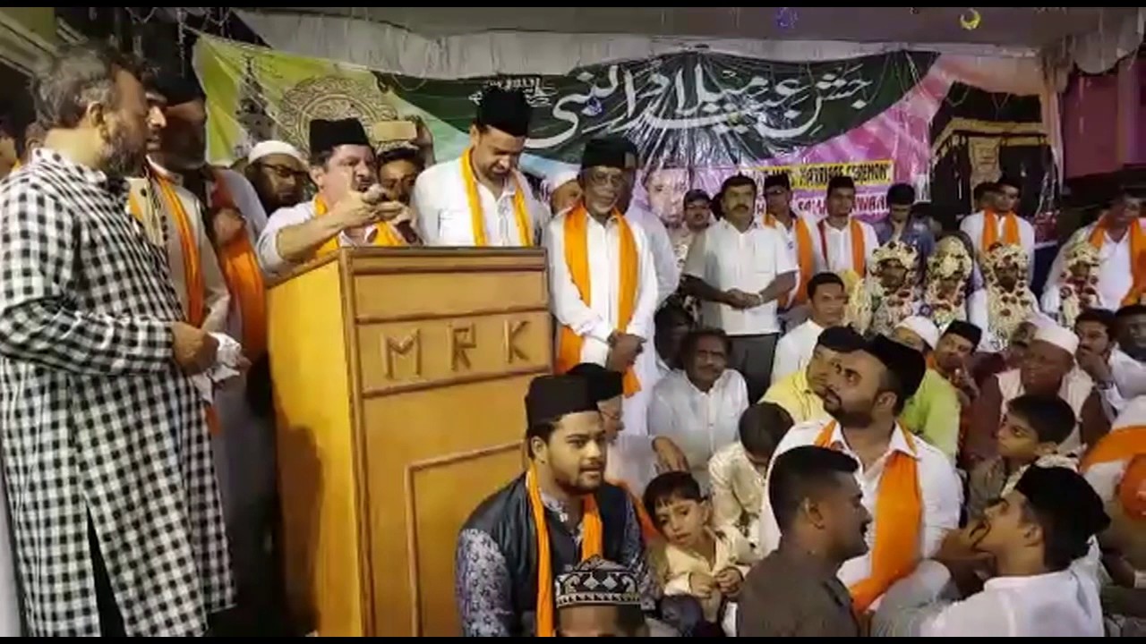 Attended Mass Marriage in Tippu Nagar, Chamrajpet,was is Organized by the Khuddad Masjid Committee 6