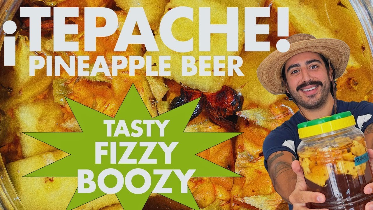 Tepache - Pineapple Beer at Home (How to Make Mexican Tepache)