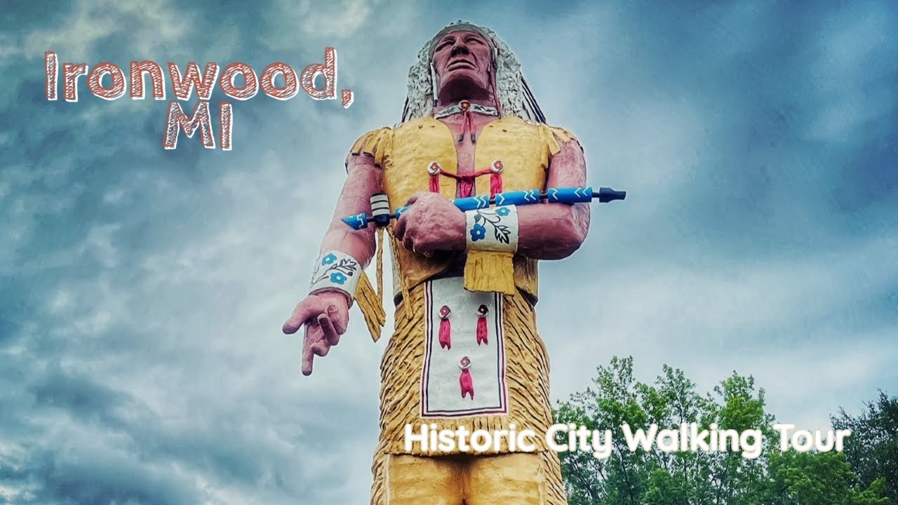 Ironwood, MI  | A 4K City Walking Tour