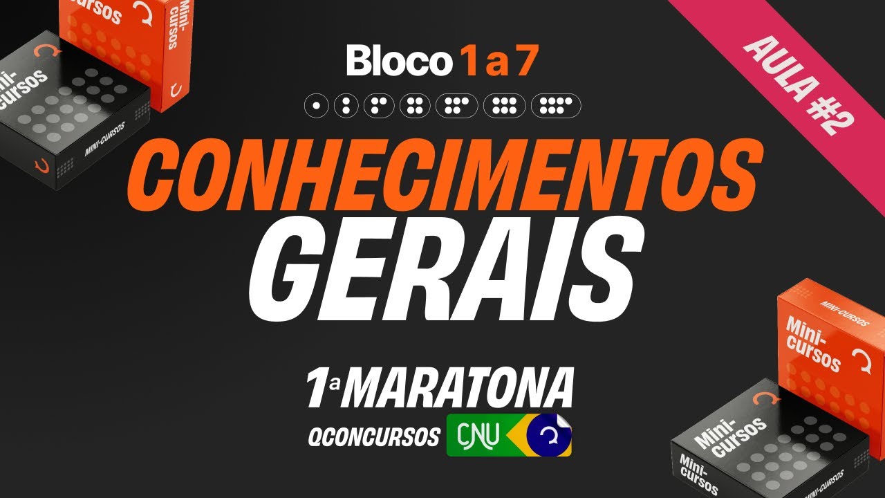 CNU - Blocos 1 a 7 - Aula de Conhecimentos Gerais: Desafios do Estado de Direito[Aula 2] #MaratonaQC