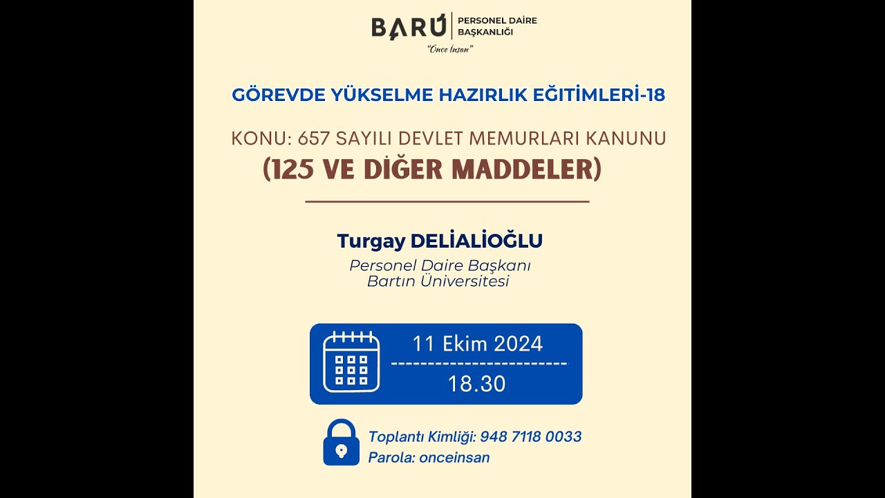 657 sayılı Devlet Memurları Kanunu-125 ve diğer maddeler