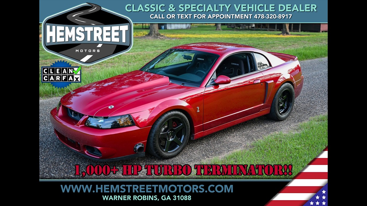 2003 Ford Mustang SVT Cobra Terminator Turbo TH400 800HP monster! For Sale!