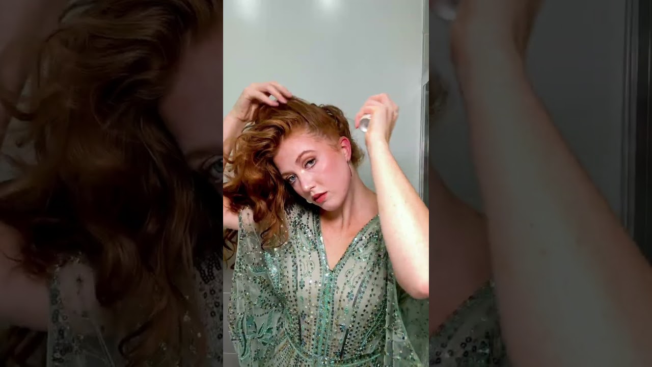 STUDIO 54 hair tutorial✨ 70s inspired hairstyle for the Valentino Studio 54 party! #hair #70s
