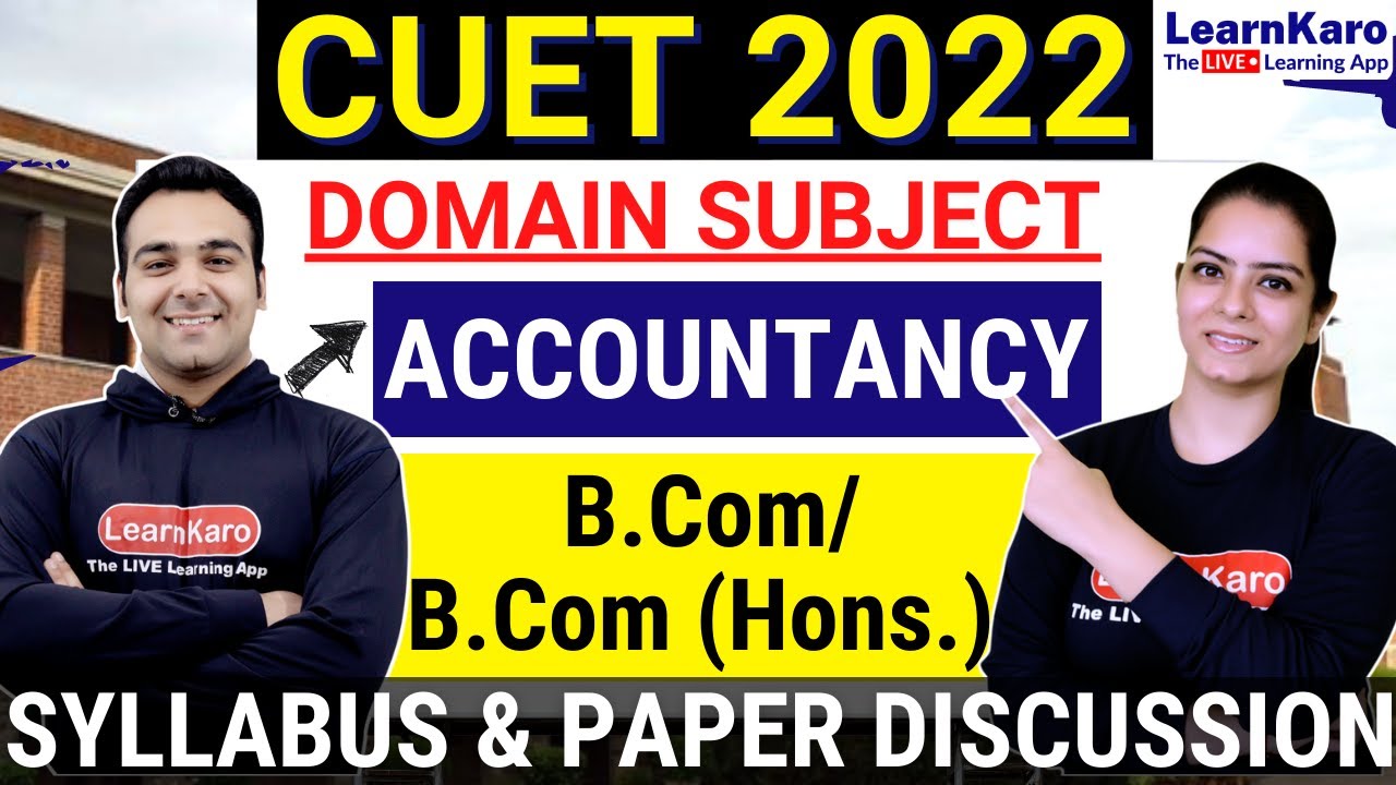 CUET Syllabus For Accountancy By NTA🔥| How to Study (With Mock MCQs) @GokulChhabra