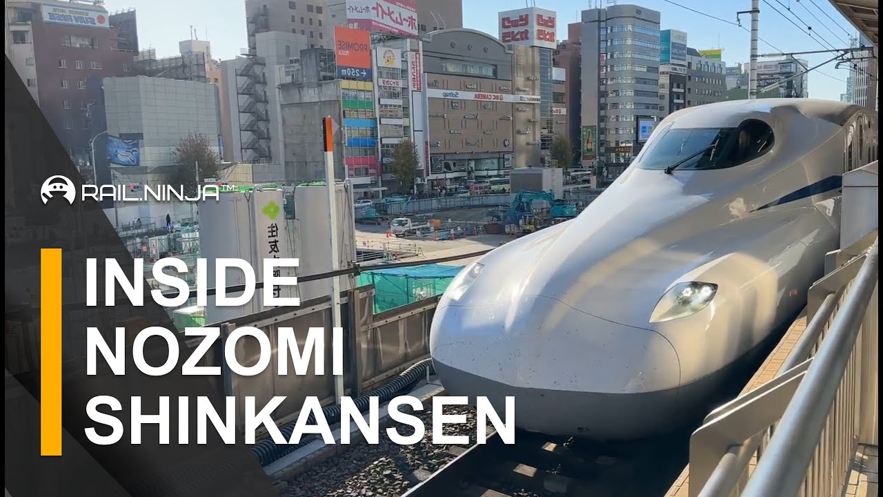 Inside of A High-Speed Nozomi Train | Japan Trains | Rail Ninja Review