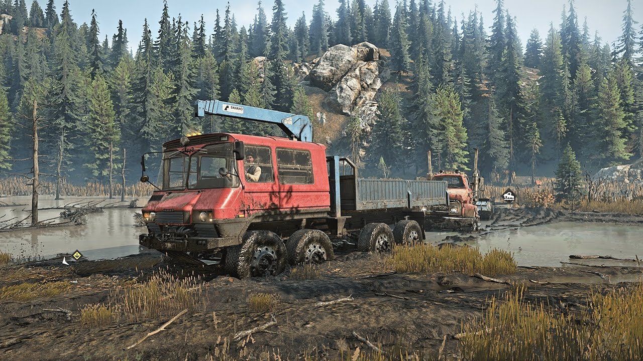 SnowRunner - Drowned Highway Truck Recovery