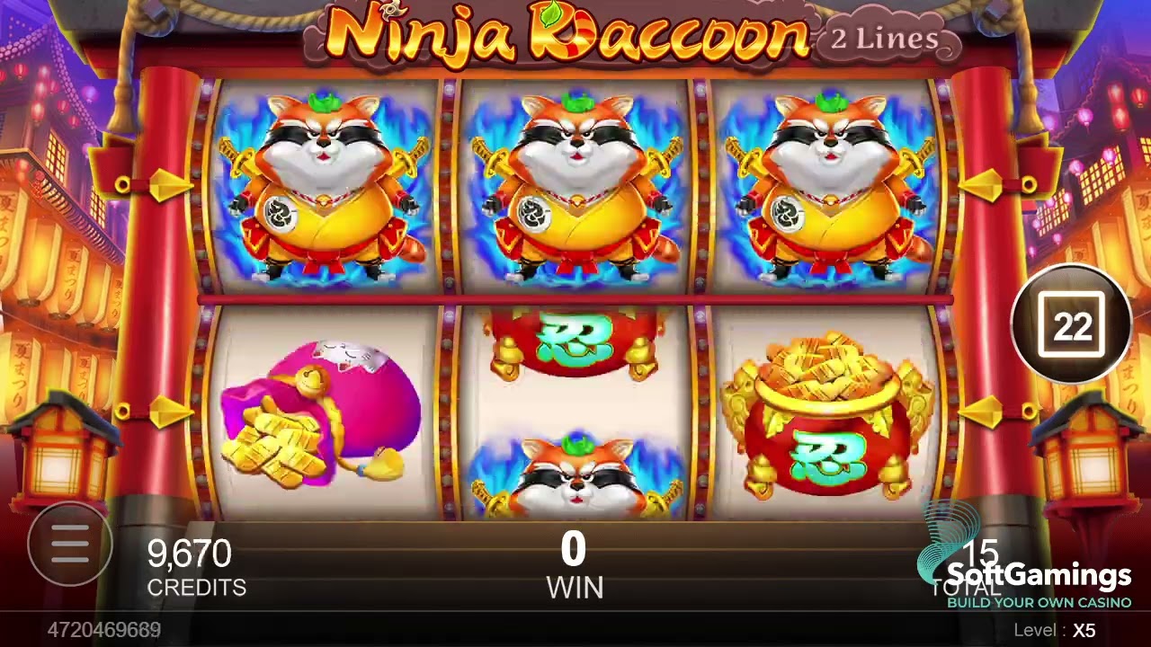 CQ9 - Ninja Raccoon - Gameplay Demo