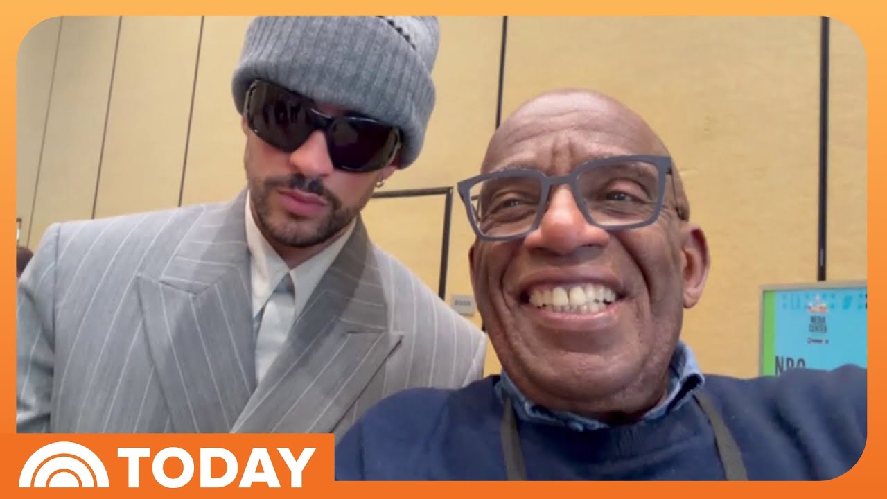 Al Roker Meets NFL Legends, Bad Bunny Ahead of Super Bowl