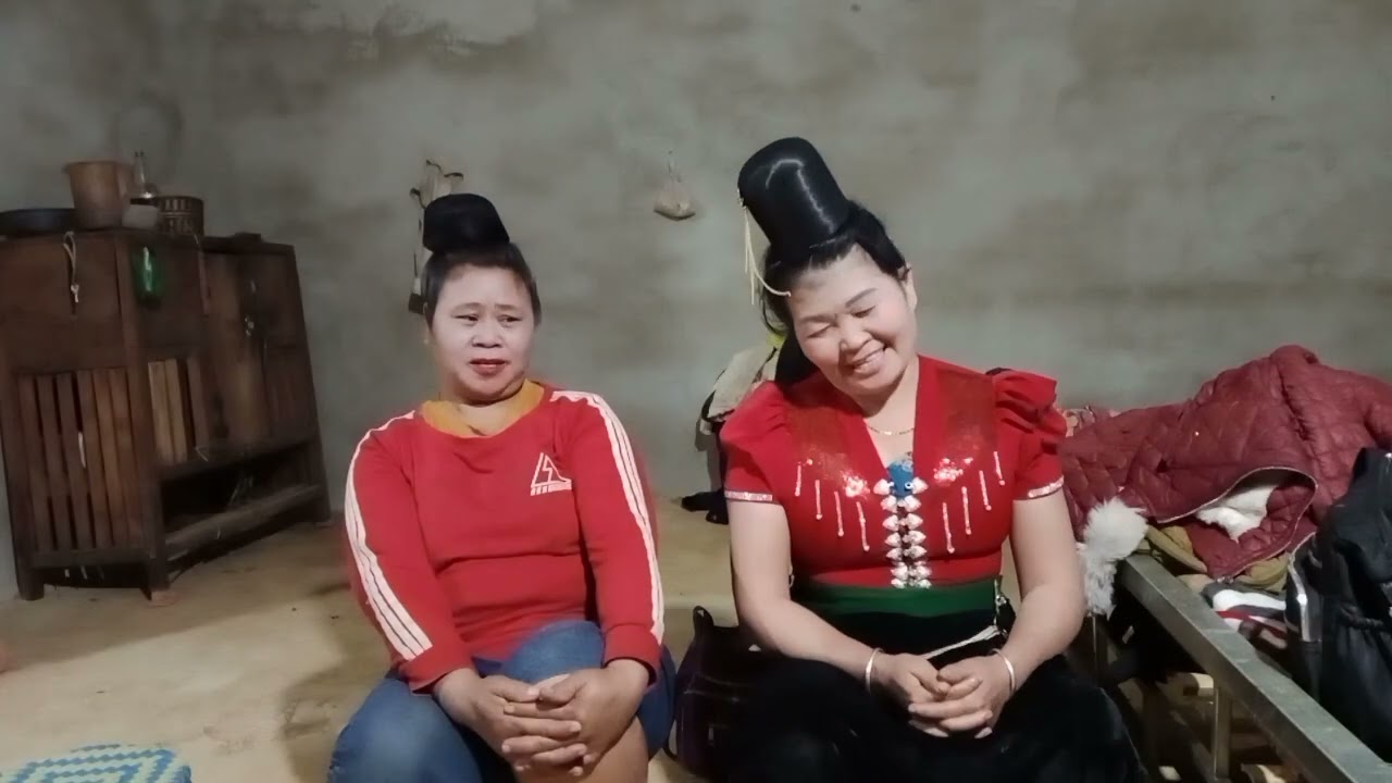 Em hươi và chị quàng tâm hát hay nhất pi nọng ơi 